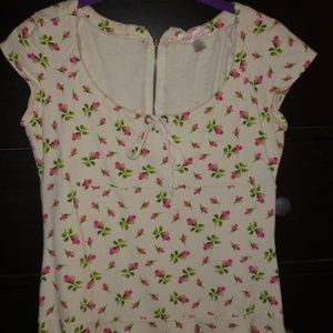 Betsey johnson babydoll sweater top
